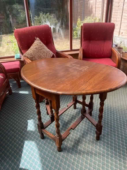 Photo of free Wooden gateleg table (Sale M33) #1