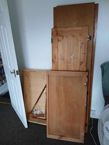 Photo of free Wooden double wardrobe (ST4) #4