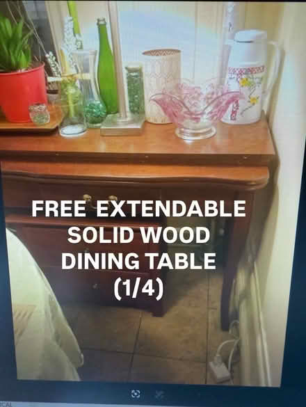 Photo of free Solid Wood Extendable Dinning Table (Northern Manhattan) #1