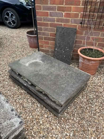 Photo of free Concrete paving slabs (Ballinger Common HP16) #1