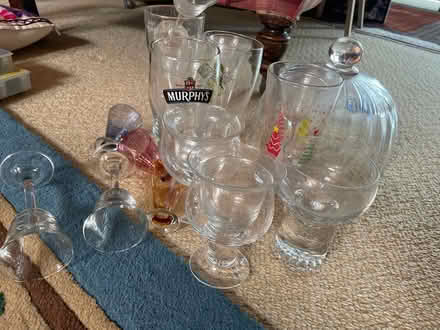 Photo of free Glasses assortment and glass dome (Birdham) #1