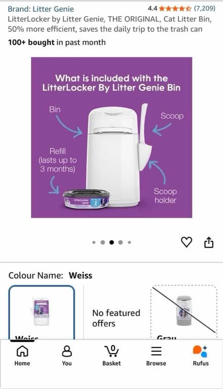 Photo of free Litter Genie - for cats (Stoke Newington N16) #2