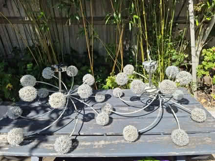 Photo of free Silver globe ceiling light (Croham CR2) #1