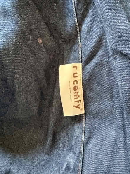 Photo of free Large denim beanbag (Droylsden M34) #3