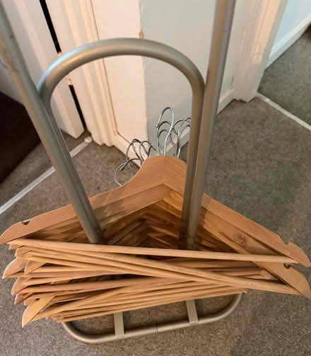 Photo of free Wood hangers & hanger organiser (Isleworth TW7) #1