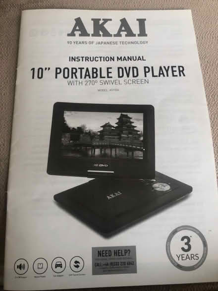 Photo of free Portable DVD Player (Spares / Repairs) (North Bretton PE3) #2