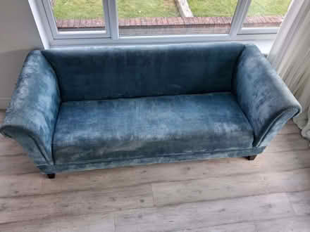 Photo of free Teal Sofa. (Langley Park DH7) #3