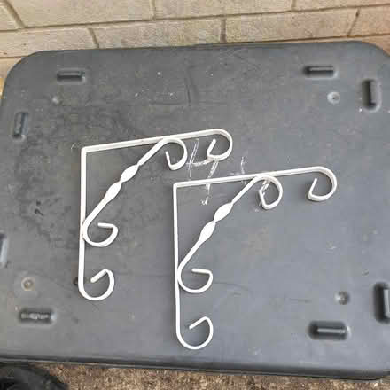 Photo of free 8inch ornate metal shelf brackets (Farncombe near Guildford) #1