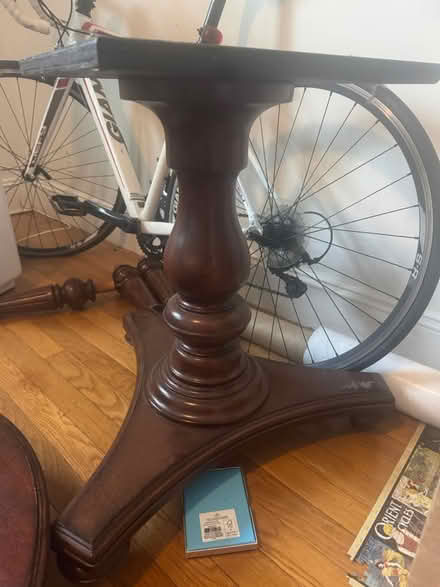 Photo of free Matching Wood Coffee and End Table (Brighton) #3