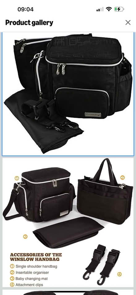Photo of free Black changing bag (Brixton SW9) #4