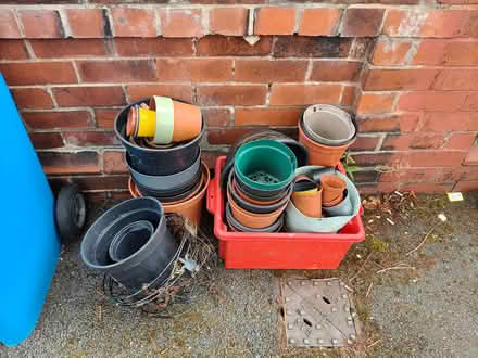 Photo of free Plastic plant pots (Manchester rusholme M14) #3
