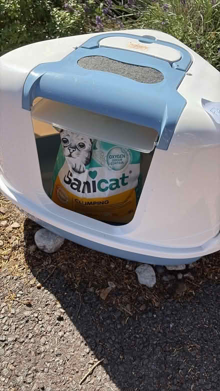 Photo of free Cat litter tray (covered) (Long Ditton KT6) #1