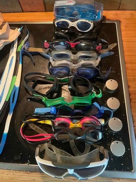 Photo of free Thirteen (!) pairs of swim goggles (Fairfield LA1) #1
