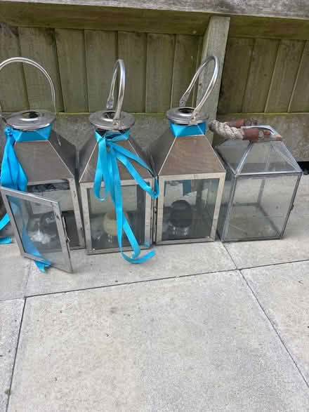 Photo of free 4 lanterns for candles (UpperHale GU9) #1