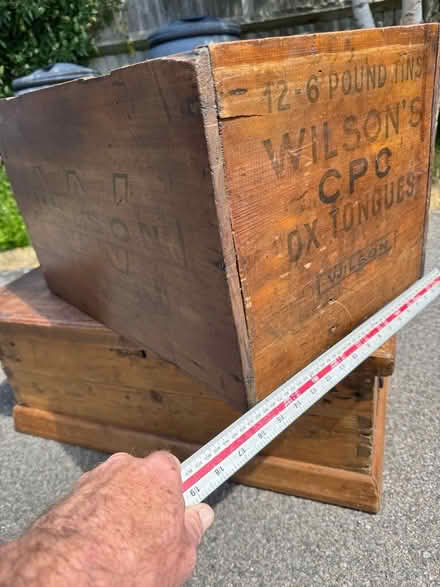 Photo of free Old Pine Box - perfect for 12” vinyl (Hassocks BN6) #1
