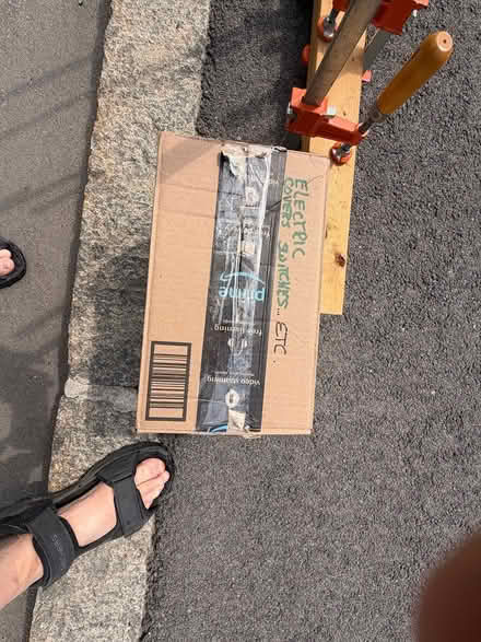 Photo of free Wood clamps & electric misc (Elm street opposite Aquavia rd) #1