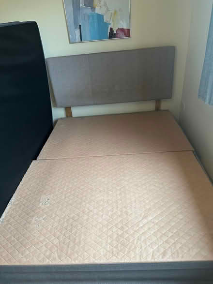Photo of free Double divan base and headboard (Lusk, Co Dublin) #1