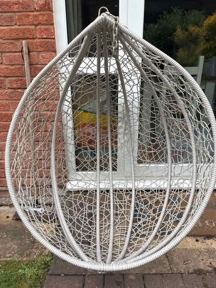 Photo of free Egg chair and cushion (Alvechurch B48) #1