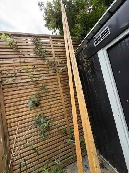 Photo of free Treated wood batons ~4m (3 batons) (SW8) #1