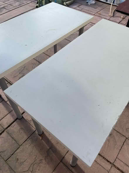Photo of free Two white tables (Sunnyvale) #3