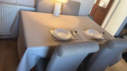 Photo of free Sofas, Dining Table, 6 Dining Chairs and Nest of Tables (Bankfoot BD5) #3