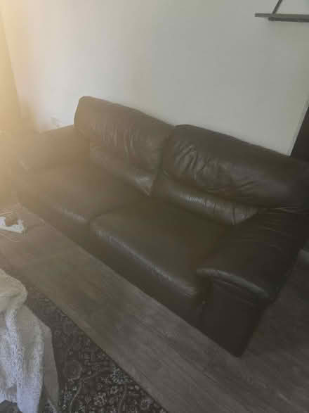 Photo of free Brown sofa (East Ardsley WF3) #1