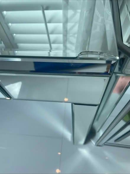 Photo of free Mirrored desk (Boca Raton) #2