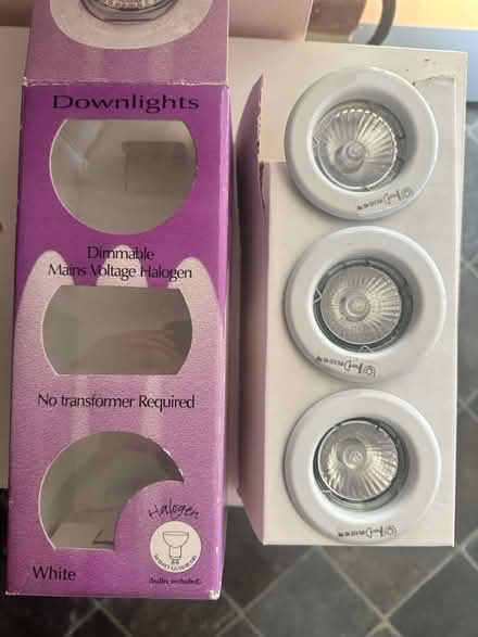 Photo of free Mains 3 flush Halogen lights (Strood) #3