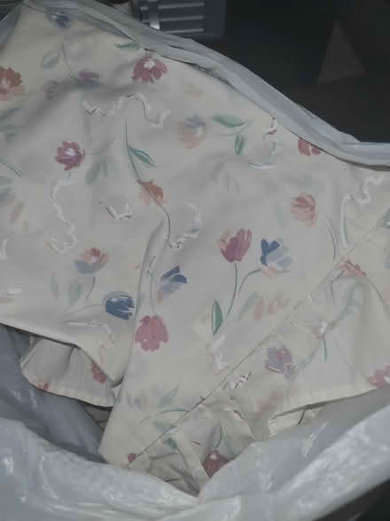 Photo of free Double bed skirt, pillow shams (Hackney E8) #1