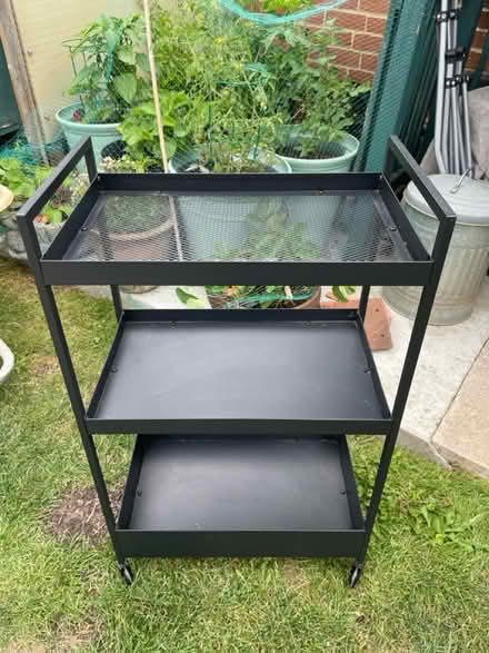 Photo of free Storage shelves on wheels (BR6 Orpington / Chelsfield) #1