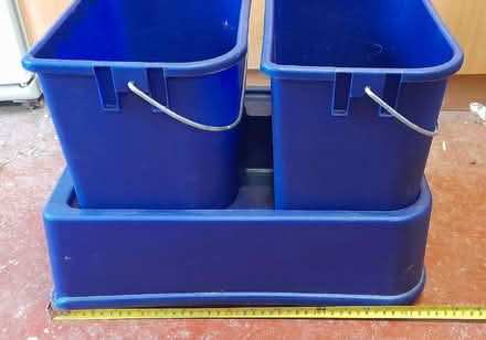 Photo of free Bin ailgylchu glas / Blue recycling bin (Bangor LL57) #2