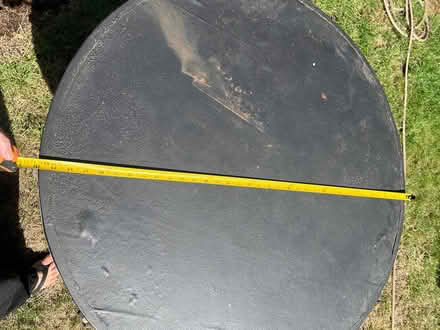 Photo of free Round solid black table (Barnes SW13) #2