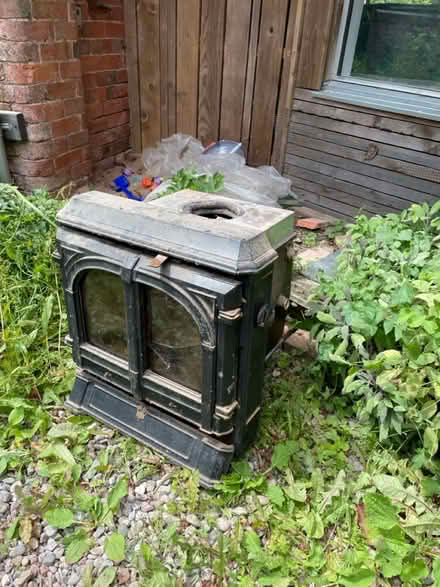 Photo of free woodburner with boiler (Storridge) #4