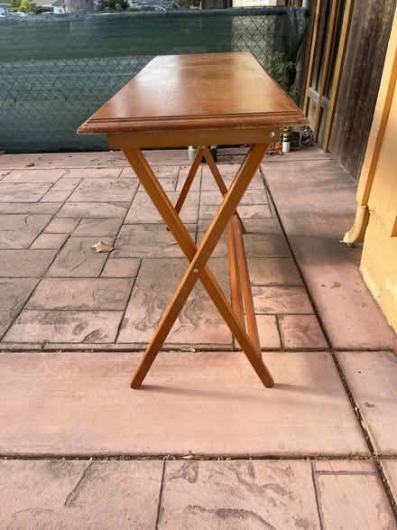 Photo of free Wooden folding table (Sunnyvale) #3