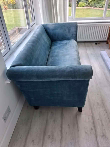 Photo of free Teal Sofa. (Langley Park DH7) #1