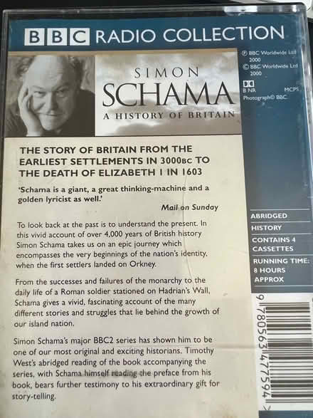 Photo of free 4 Cassettes - Simon Schama - History of Britain (Canterbury CT6) #2