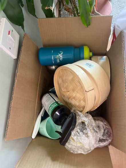 Photo of free Box of house hold items (Stretford) #1