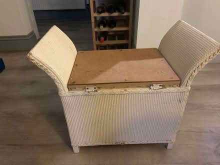 Photo of free Lloyd loom box/stool (Horsley DE21) #1