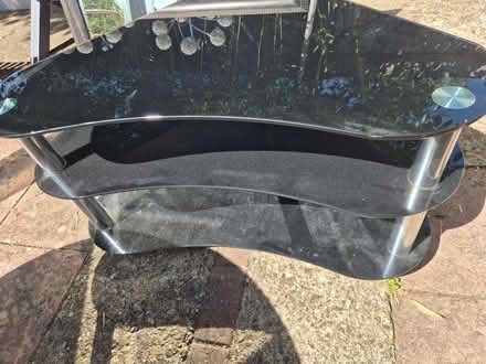 Photo of free Black Glass TV Corner Stand (Croham CR2) #3