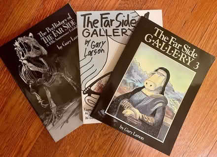 Photo of free 3 Far Side books by Gary Larson (Silver Spring Four Corners) #1