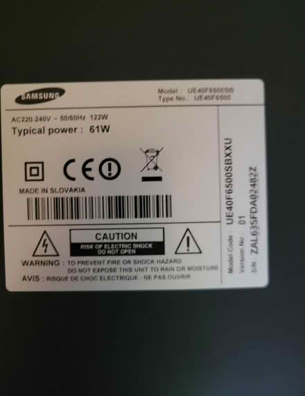 Photo of free 40 inch Samsung TV+remote (Malvern Wells WR14) #2