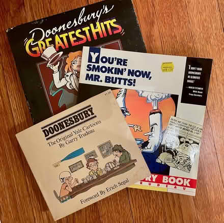 Photo of free 3 Doonesbury books (Silver Spring Four Corners) #1