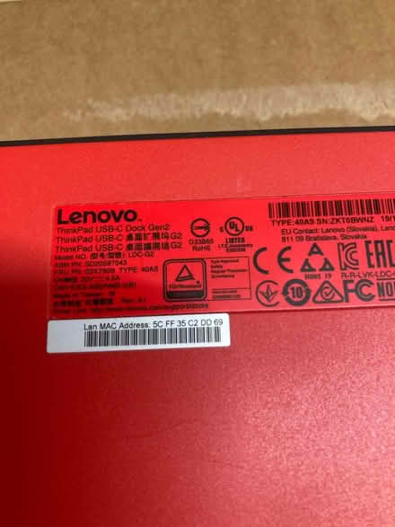Photo of free Lenovo Thinkpad usb-C dock (Waltham ma) #3