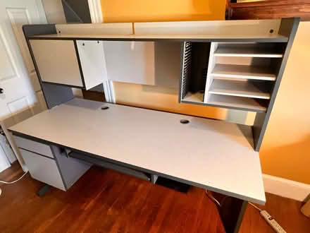 Photo of free Desk with top shelves (Everett near Chelsea) #3