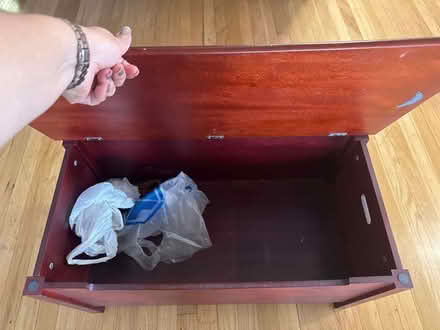 Photo of free Wood chest (Davis Street West) #2