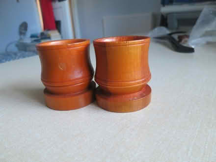 Photo of free Two wooden egg cups (CB4) #1