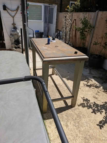 Photo of free Heavy garden table (PO19) #1