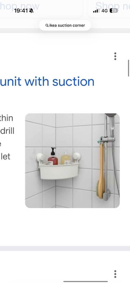Photo of free Bath shower suction storage (Leigh on sea SS9) #2