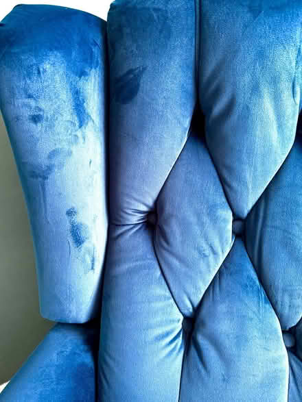 Photo of free Blue Velvet Recliner Chair (BD13) #2