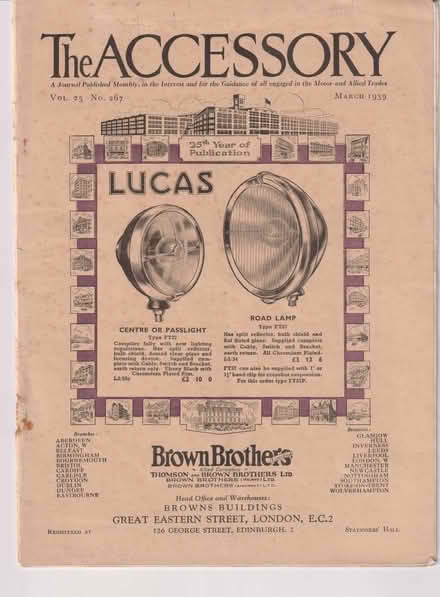Photo of free The Accessory Vol 25 No.267 1939 (Talbot Village BH12) #1
